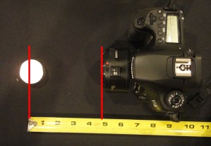 Set up of 50mm lens on Backward for Macro