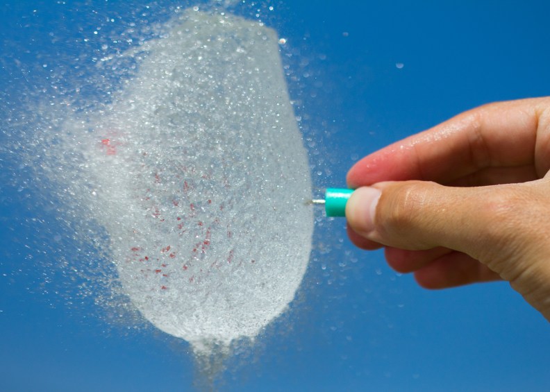 Water balloon just popped