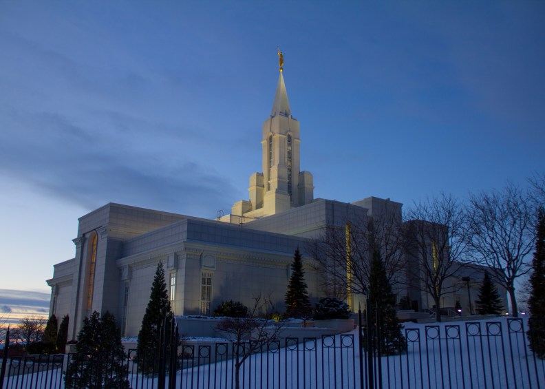 Photograph of the Bountiful Utah Temple