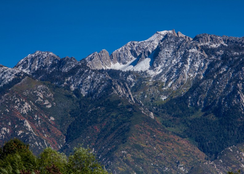 photo autumn winter lone peak utah