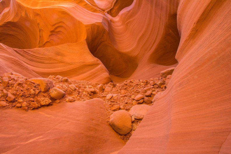Lower Antelope Canyon rocks photo