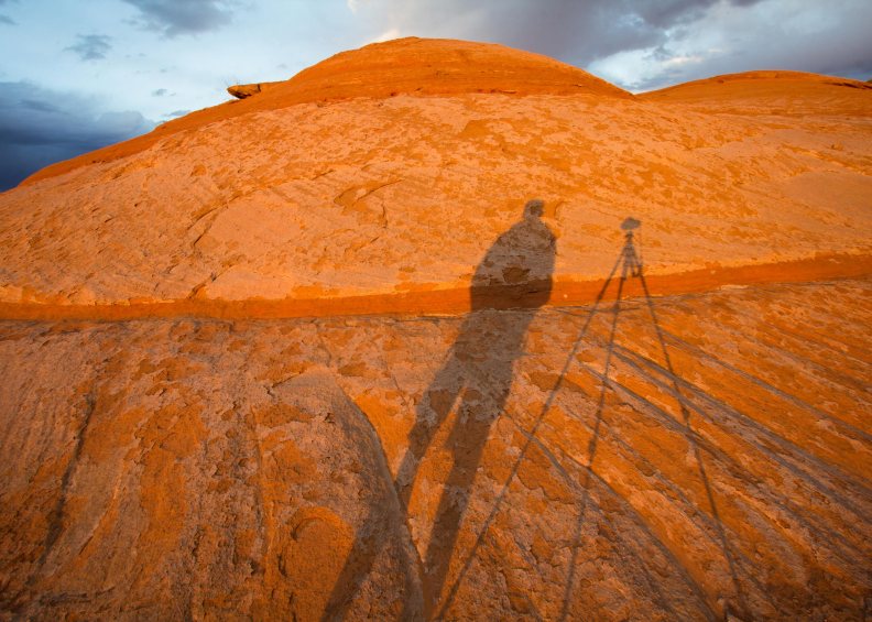 Self portrait photo shadow