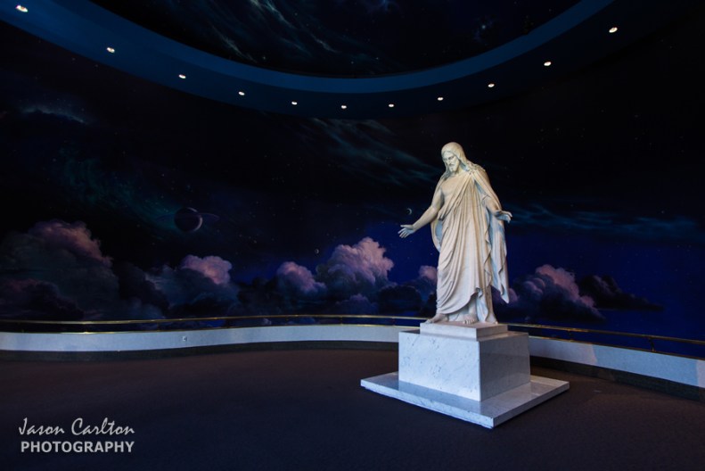 photograph Christ status Temple Square