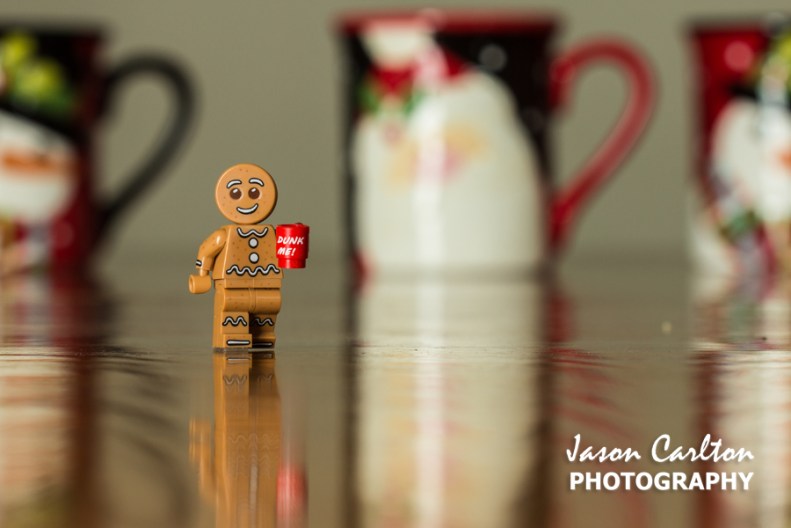 photo Lego mini figure gingerbread man